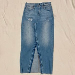 Hidden Denim long skirt softest denim